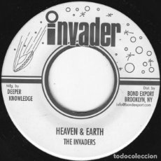 Discos de vinilo: THE INVADERS - HEAVEN & EARTH - 7” [INVADER, 2013] ROOTS REGGAE