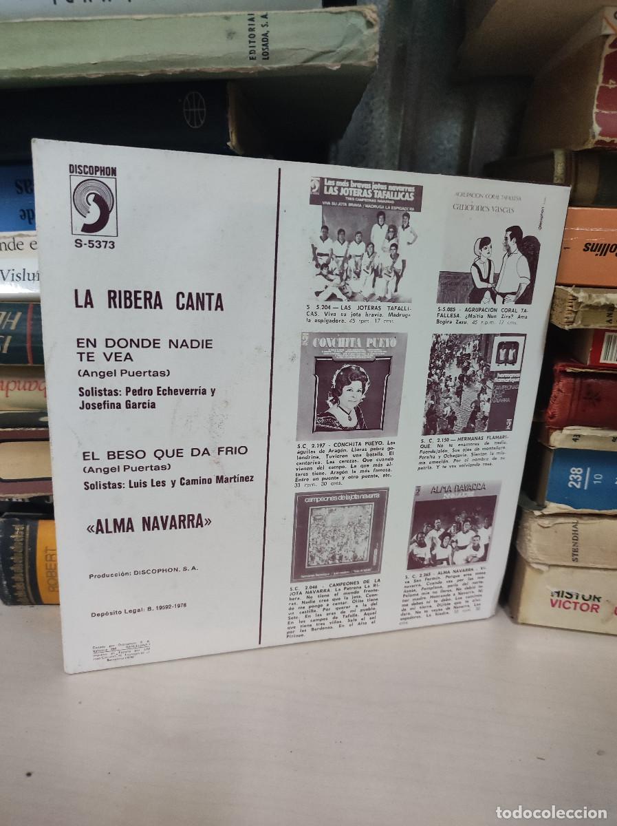 Discos de vinilo: LA RIBERA CANTA ALMA NAVARRA - Foto 2