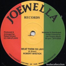 Discos de vinilo: ROBERT MYSTICK - BEAT THEM OH JAH - 12” [JOEWELLA RECORDS, 2019] ROOTS REGGAE DUB
