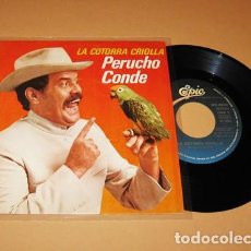 Discos de vinilo: PERUCHO CONDE - LA COTORRA CRIOLLA - SINGLE - 1980 - RAP / SUGARHILL GANG