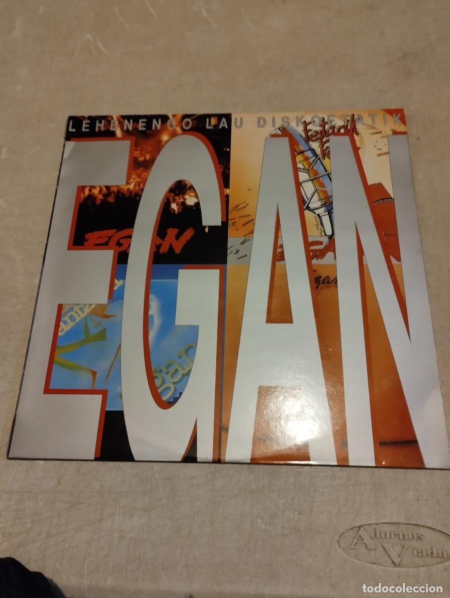 Discos de vinilo: Egan LP Lehenengo Lau Diskoetatik insert letras - Foto 1