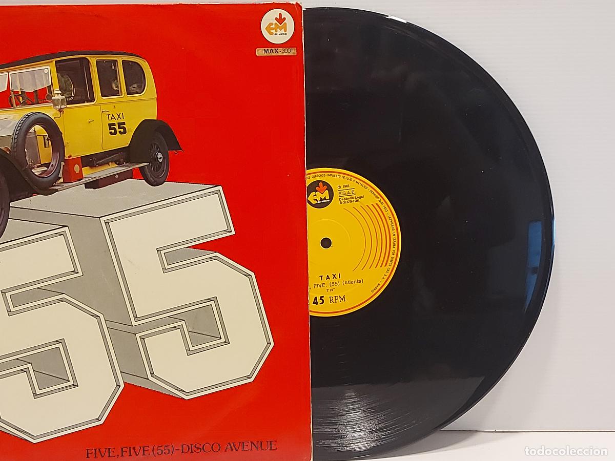 Discos de vinilo: TAXI / FIVE,FIVE (55) / MAXI SINGLE-EM RECORDS-1981 / MBC. ***/*** - Foto 4