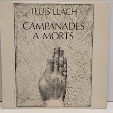 Discos de vinilo: LLUÍS LLACH / CAMPANADES A MORTS / LP-MOVIE PLAY-1977/ MBC. ***/***LETRAS+INSERTO