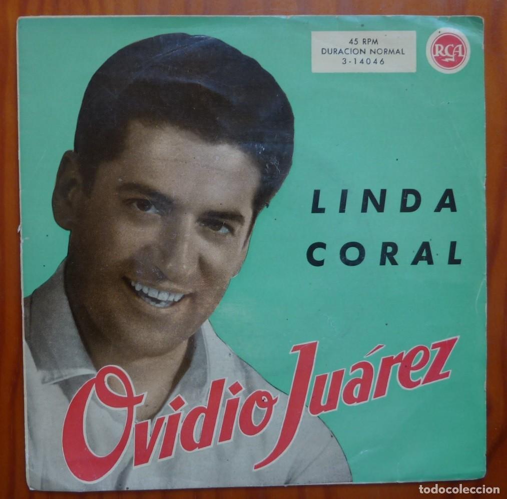 Discos de vinilo: OVIDIO JUAREZ / LINDA / 1960 / SINGLE - Foto 1