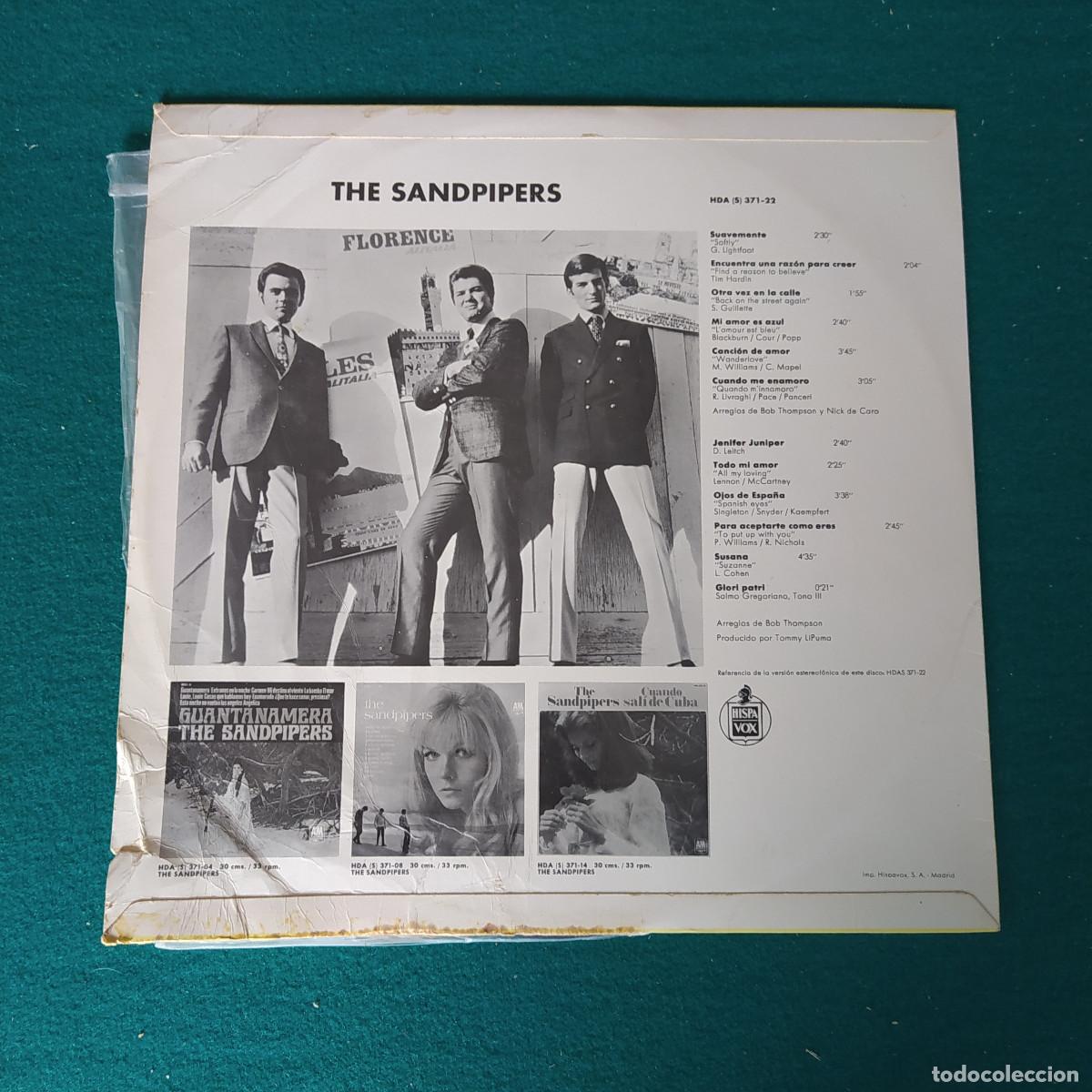 Discos de vinilo: The Sandpipers &ndash; Cuando Me Enamoro - Foto 2