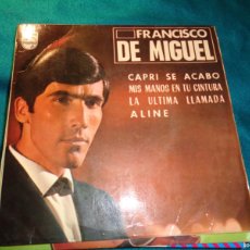 Discos de vinilo: FRANCISCO DE MIGUEL. ALINE + 3. EP. PHILIPS, 1965. (#)