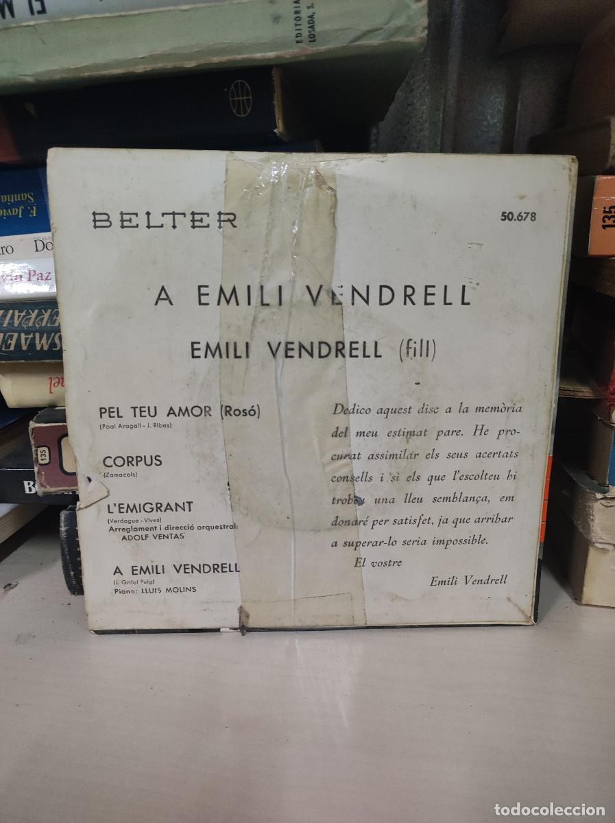 Discos de vinilo: Emili Vendrell &ndash; A Emili Vendrell - Foto 2