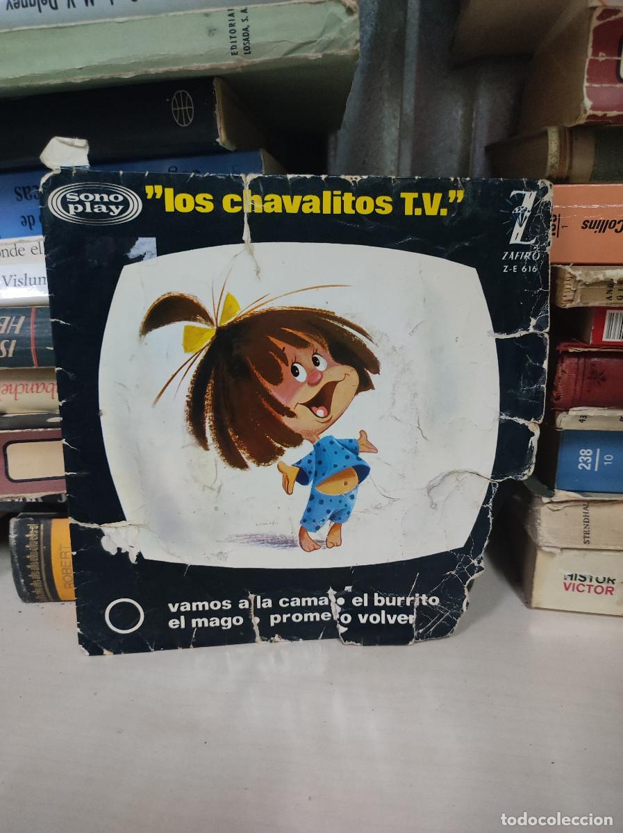Discos de vinil: Los Chavalitos T.V. – Vamos A La Cama / El Burrito / El Mago / Prometo Volver