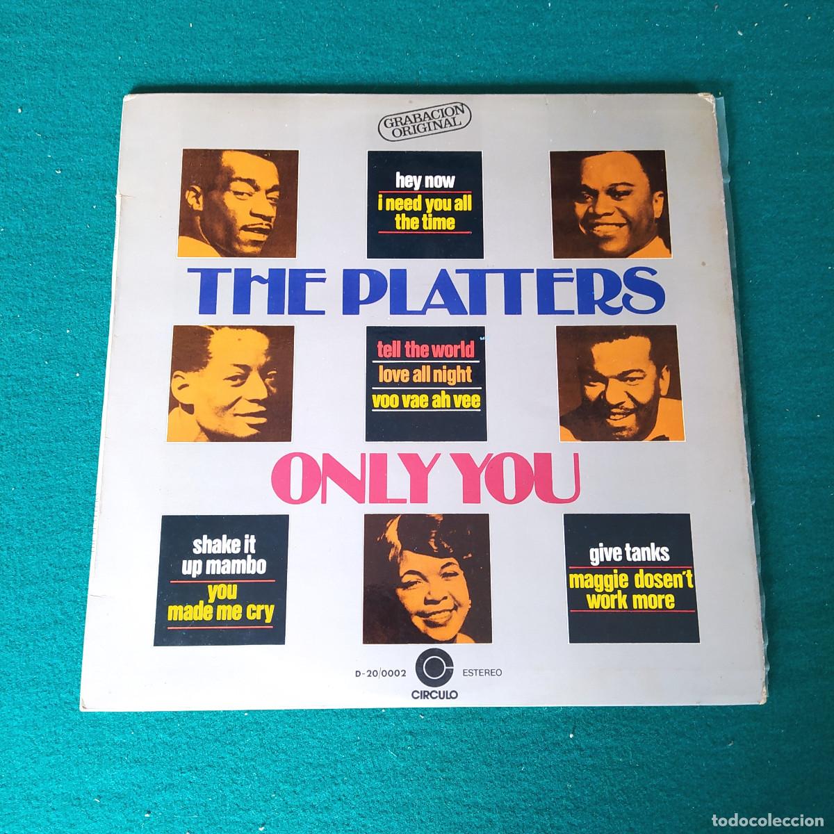 Discos de vinilo: THE PLATTERS. ONLY YOU - Foto 1