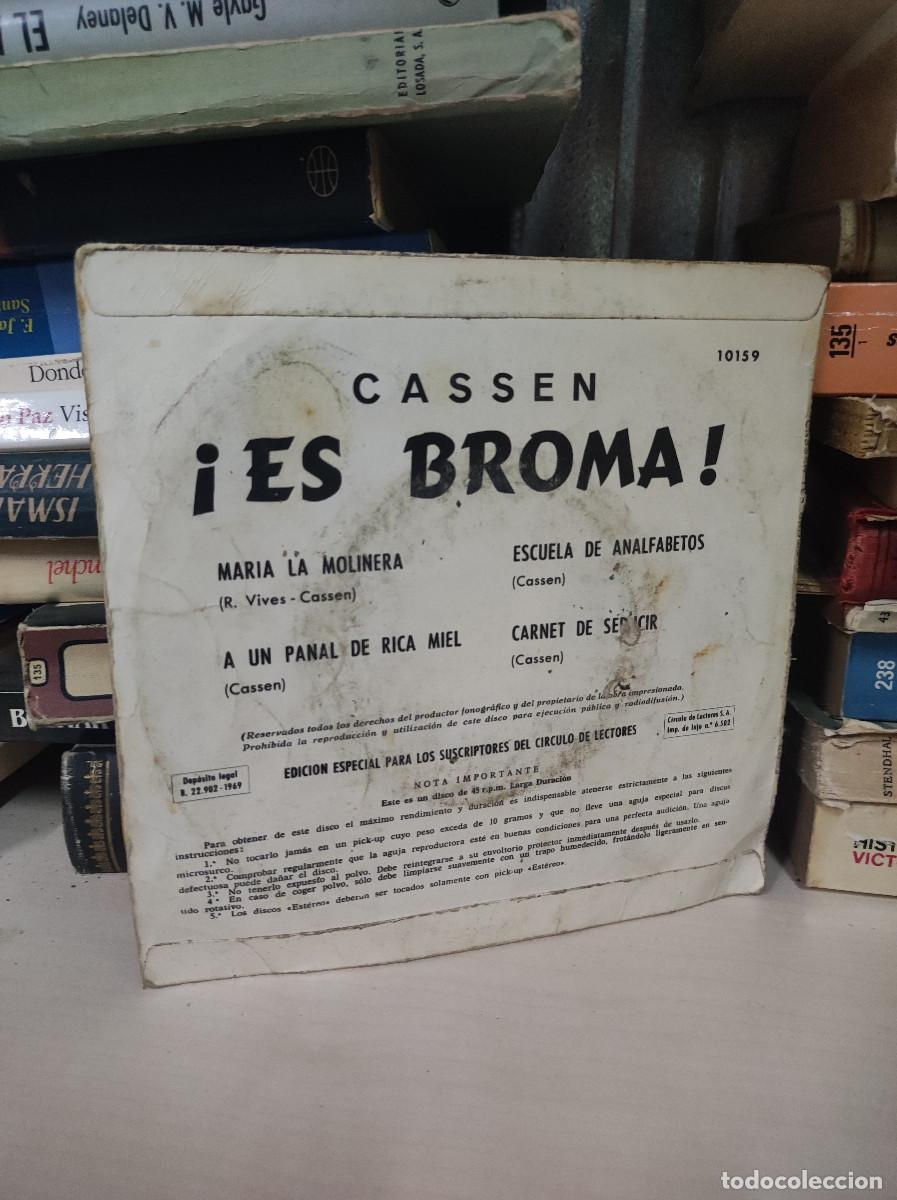 Discos de vinilo: Cassen &ndash; &iexcl;Es Broma! - Foto 2