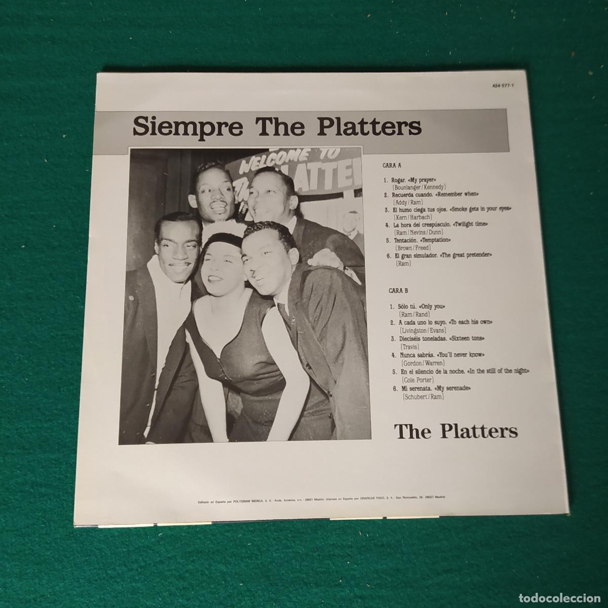 Discos de vinilo: The Platters &ndash; Siempre The Platters - Foto 1