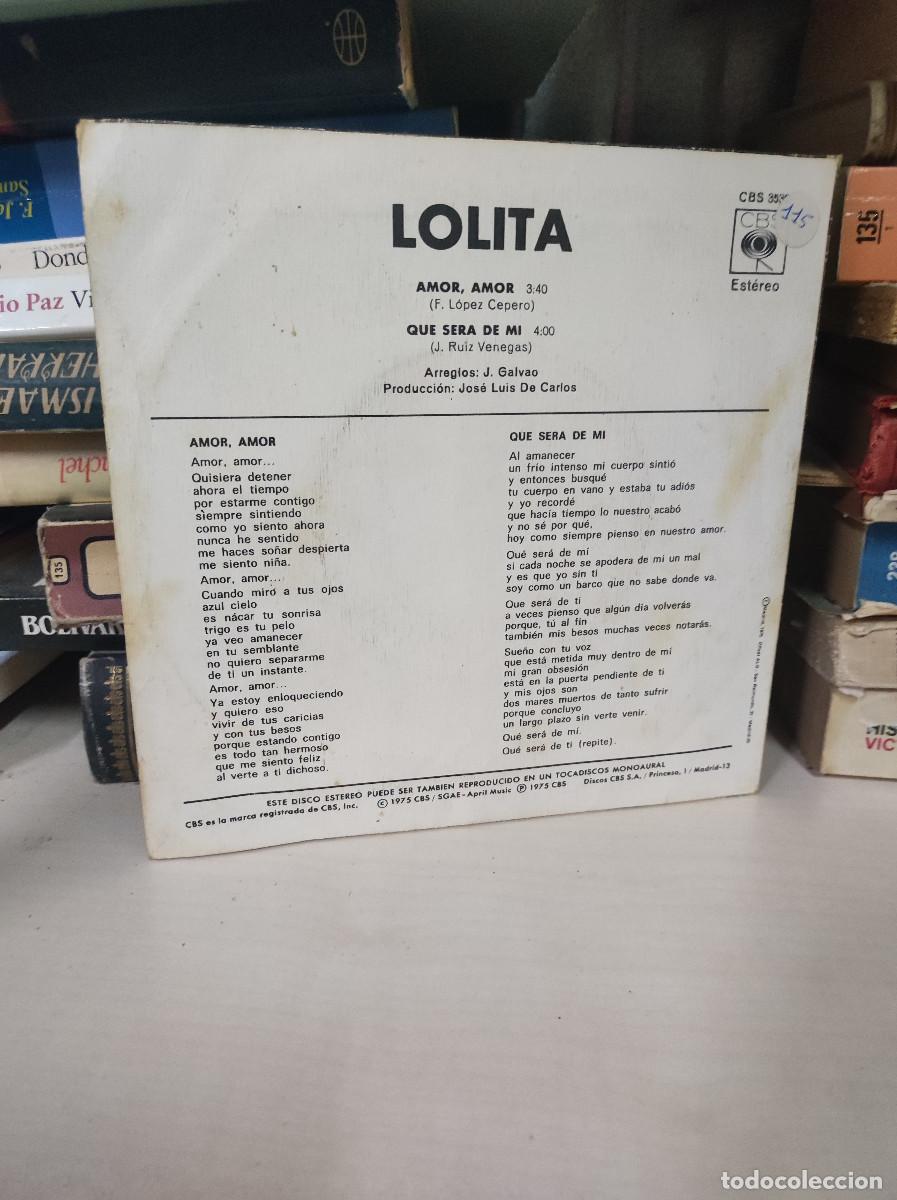 Discos de vinilo: Lolita &ndash; Amor, Amor - Foto 2