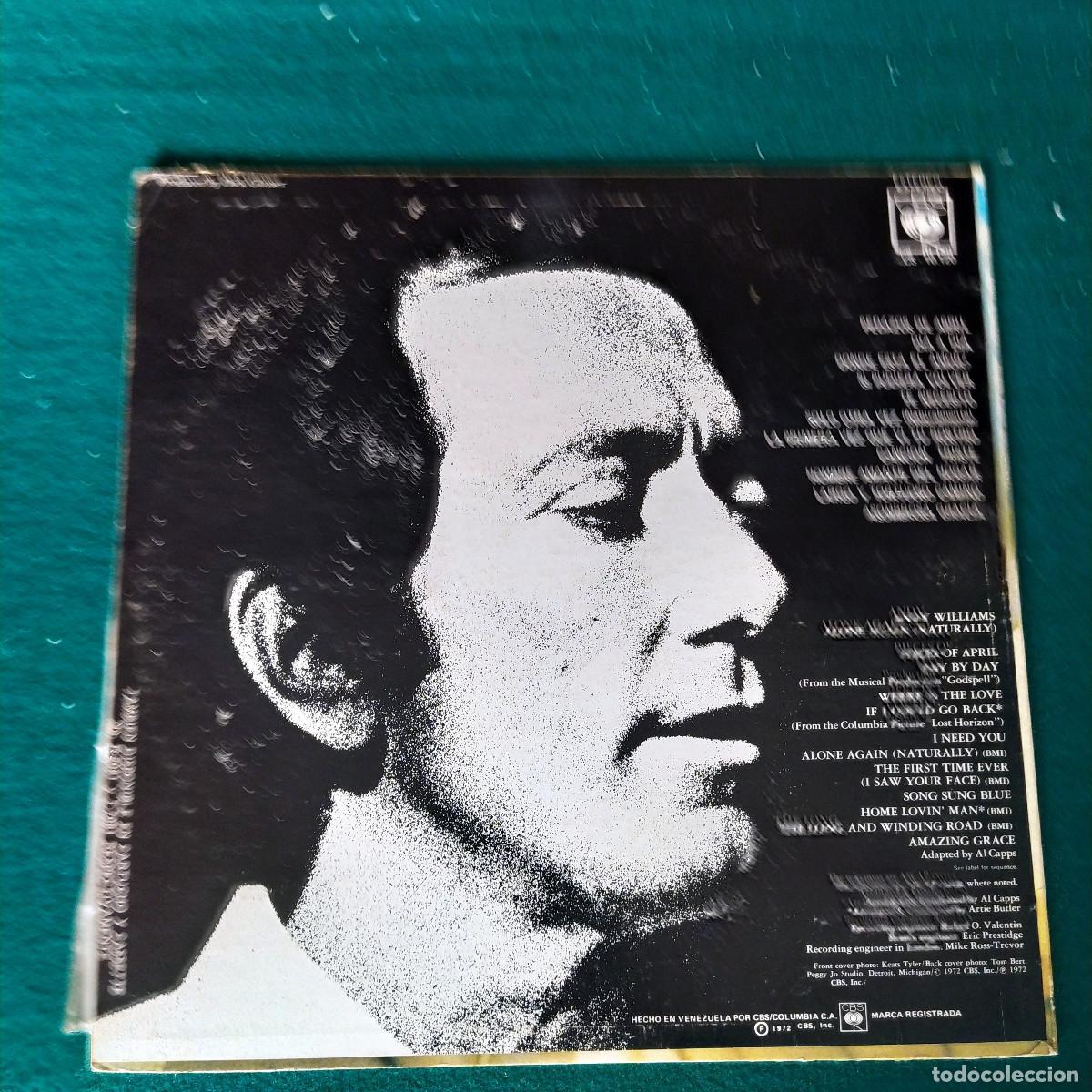 Discos de vinilo: Andy Williams &ndash; Alone Again (Naturally) - Foto 2