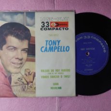 Discos de vinilo: 7” TONY CAMPELLO - BALADA DO ROY ROGERS - ODEON 7BD-1022 BRAZIL - EP (VG++/VG++)