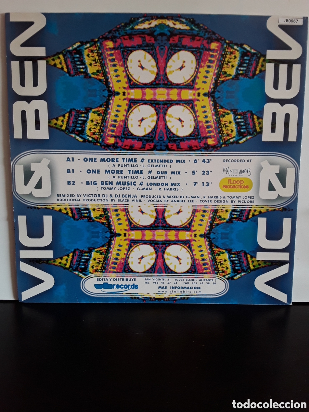 Discos de vinilo: Vic & Ben Feat. Anabel Lee &lrm;&ndash; One More Time - Foto 2