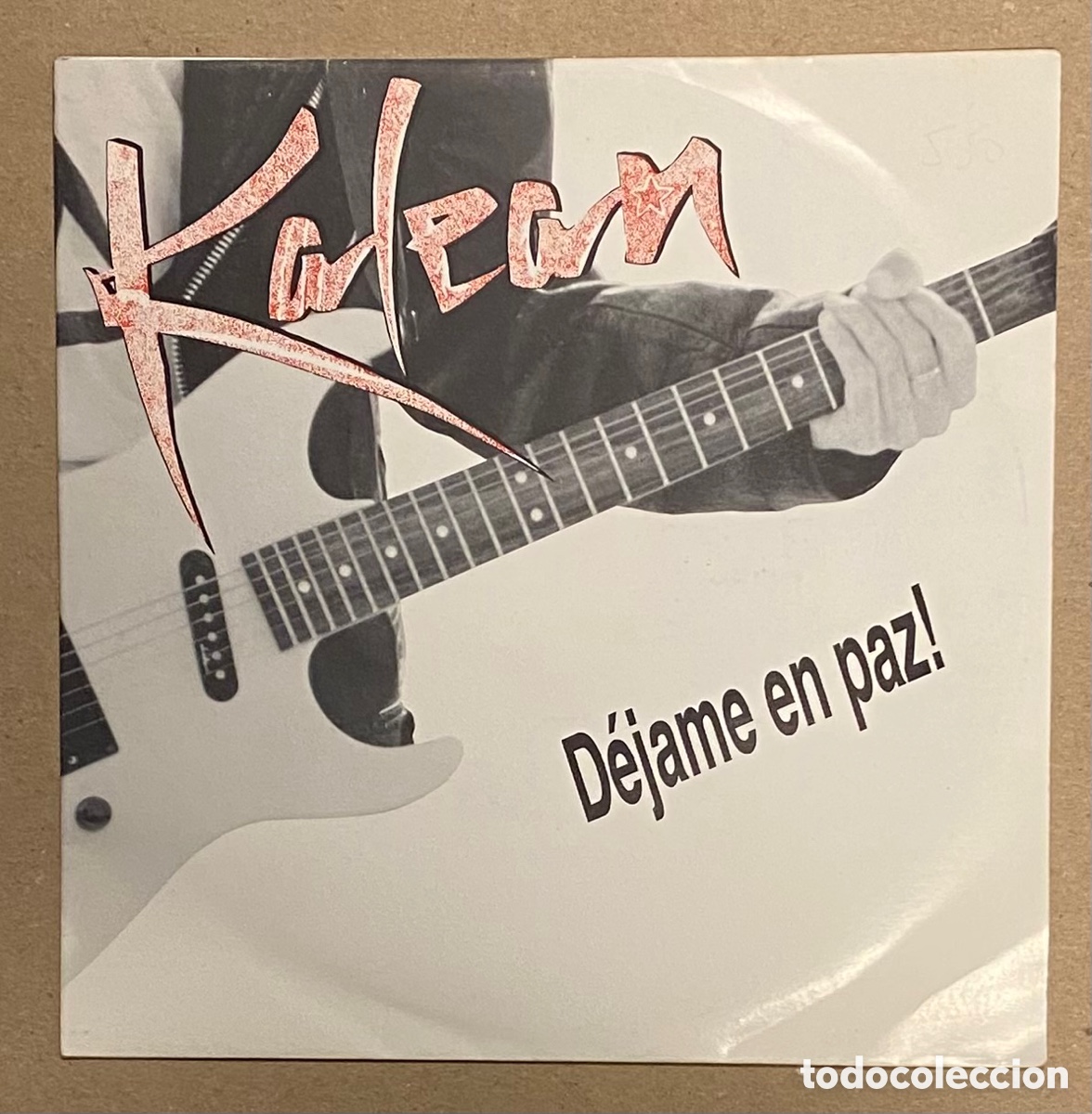 Discos de vinilo: SINGLE VINILO. KALEAN &ldquo;D&Eacute;JAME EN PAZ!&rdquo; (AVISPA 1992). - Foto 1