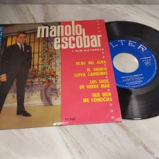 Discos de vinilo: MANOLO ESCOBAR Y SUS GUITARRAS / FILOS DEL ALBA +3 / EP-BELTER-1964 / MBC. ***/***