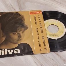 Discos de vinilo: MILVA / IL CIELO HA CAPITO +3 / EP-CETRA-1963 / MBC. ***/***