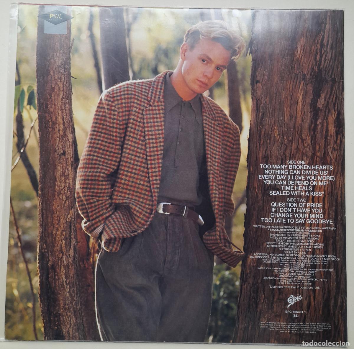 Discos de vinilo: JASON DONOVAN &rdquo;TEN GOOD REASON&rdquo; (46/89/1). - Foto 2