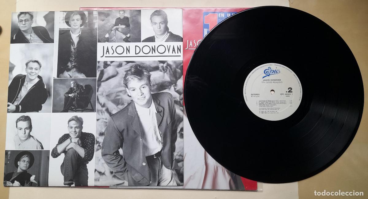 Discos de vinilo: JASON DONOVAN &rdquo;TEN GOOD REASON&rdquo; (46/89/1). - Foto 3