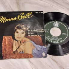 Discos de vinilo: MONNA BELL / EN EL AZUL DEL CIELO +3 / EP-HISPAVOX-1959 / MBC. ***/***