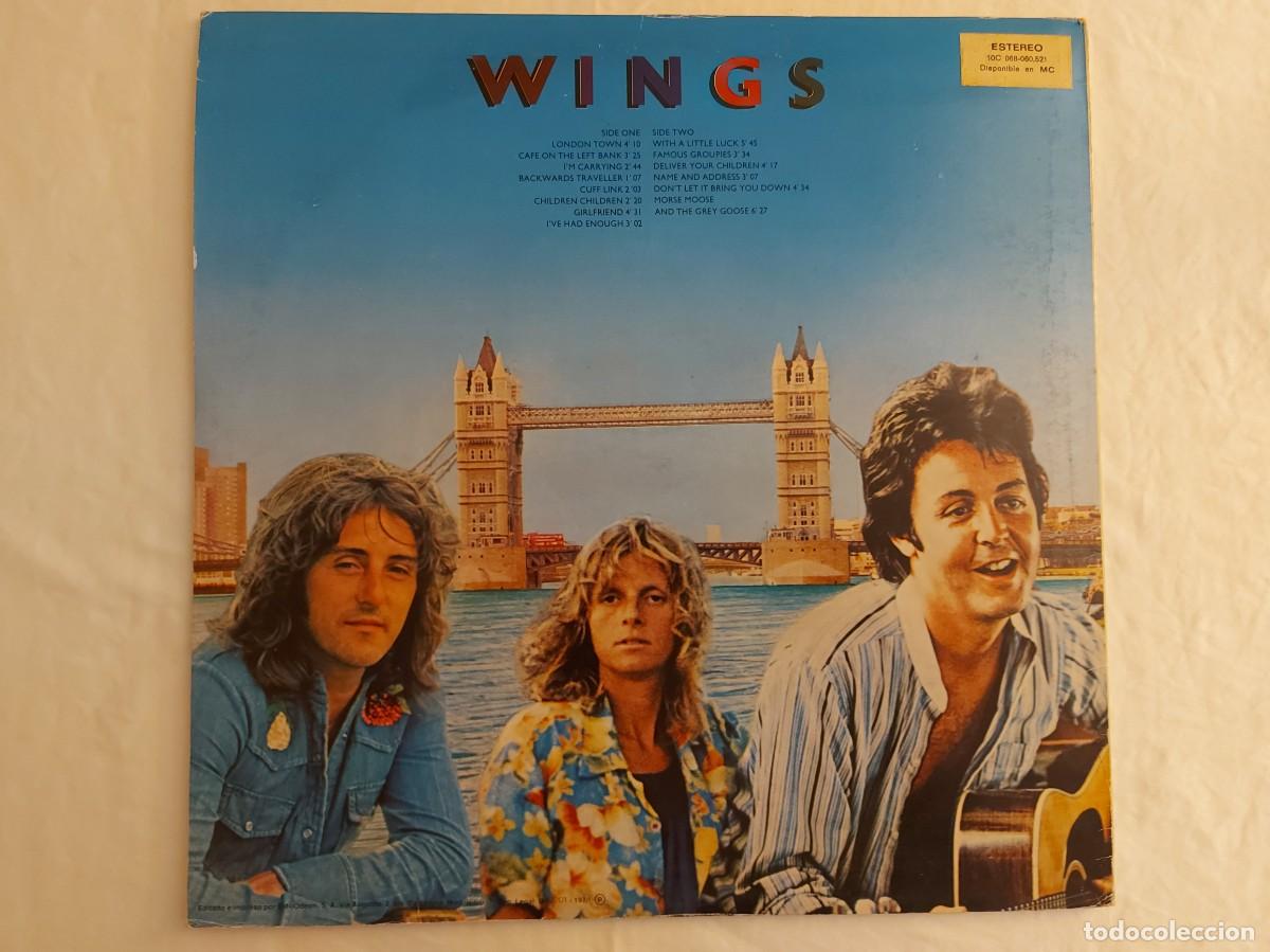 Discos de vinilo: LP Wings. London Town - Foto 2