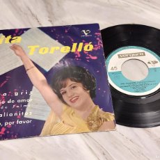 Discos de vinilo: LITA TORELLÓ / TIERRA GRIS +3 / EP-VERGARA-1962 / MBC. ***/***