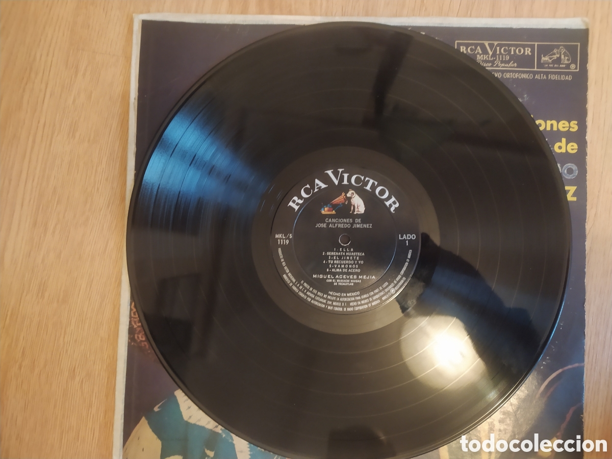 Discos de vinilo: Miguel Aceves Mejia Lp - Foto 3