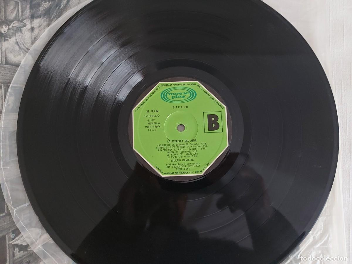 Discos de vinilo: LP Hilario Camacho. La Estrella del Alba - Foto 3