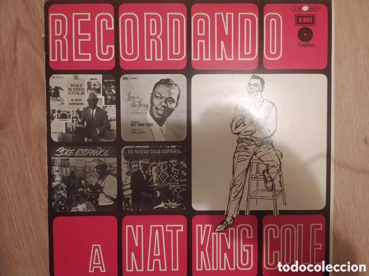 Discos de vinilo: recordando a Nat King Cole lp - Foto 1
