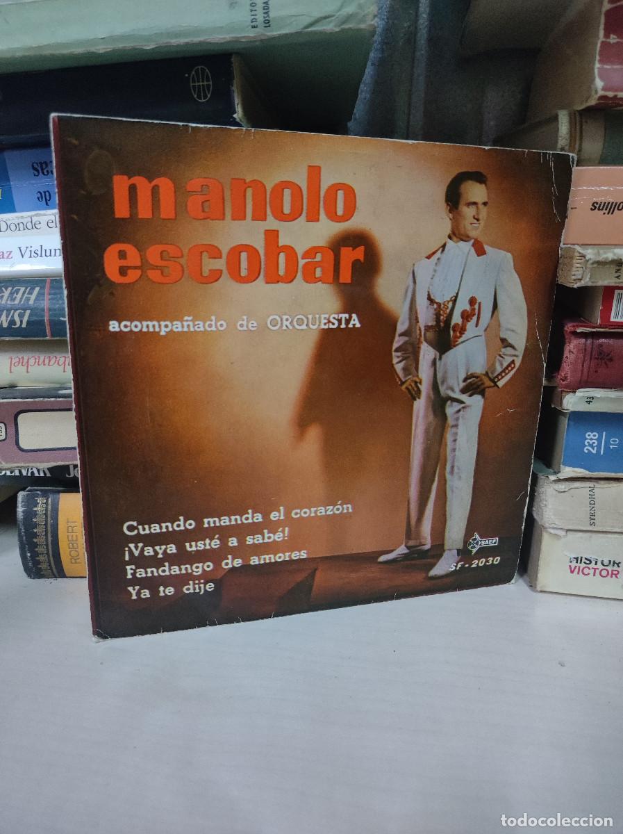 Discos de vinilo: Manolo Escobar &ndash; Cuando Manda El Coraz&oacute;n - Foto 1