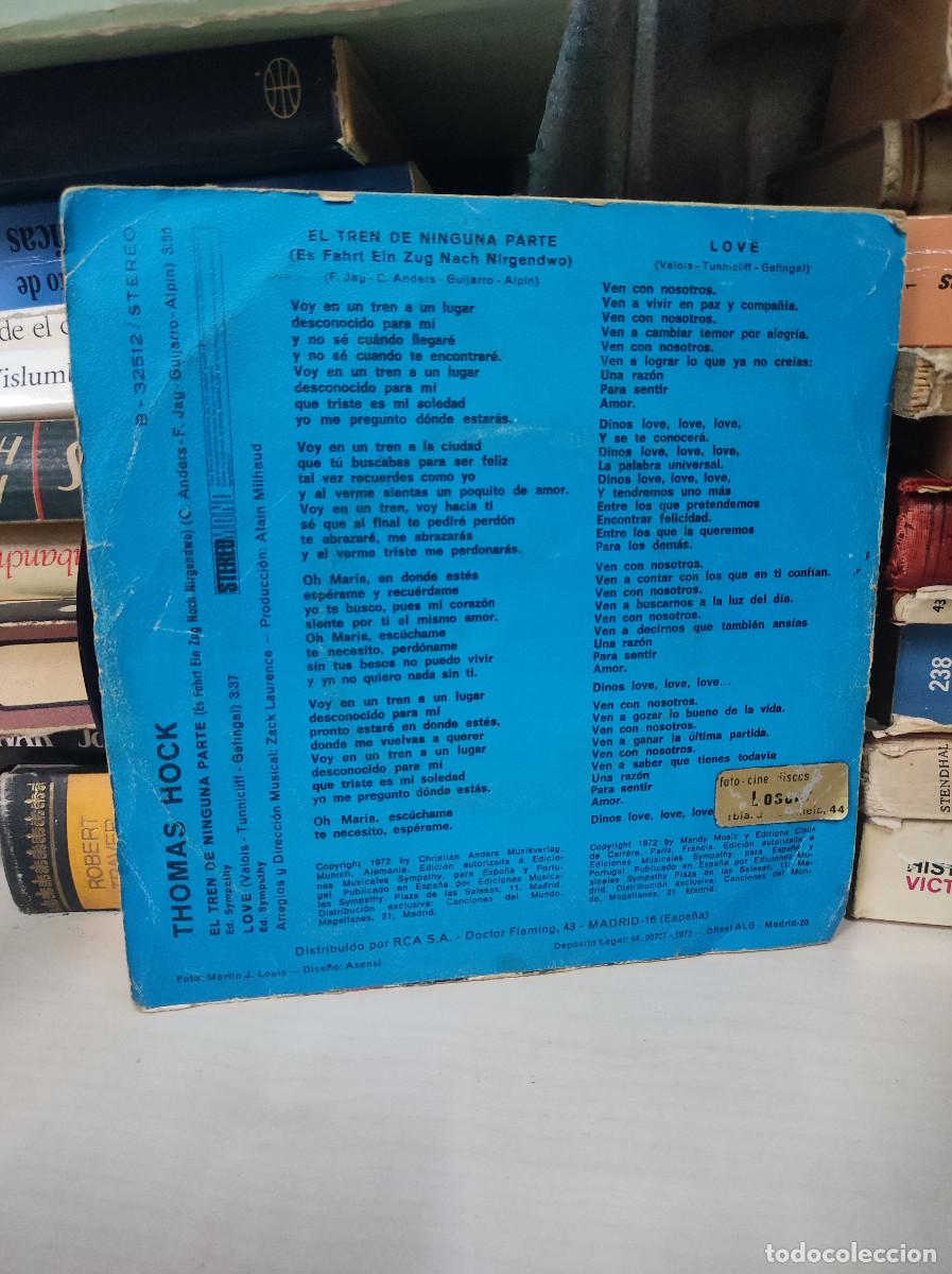 Discos de vinilo: Thomas Hock &ndash; El Tren De Ninguna Parte - Foto 2