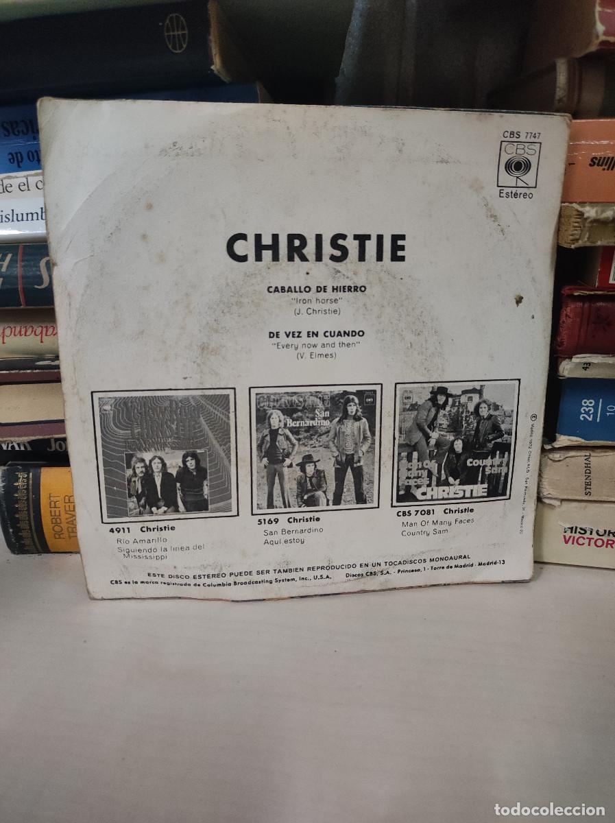 Discos de vinilo: Christie &ndash; Caballo De Hierro / De Vez En Cuando - Foto 2