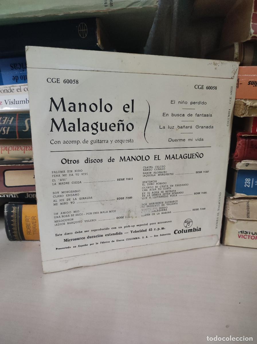 Discos de vinilo: Manolo El Malague&ntilde;o &ndash; El Ni&ntilde;o Perdido - Foto 2