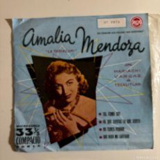 Discos de vinilo: AMALIA MENDOZA. LA TARIACURI CON MARIACHI VARGAS DE TECALITLAN. 1961