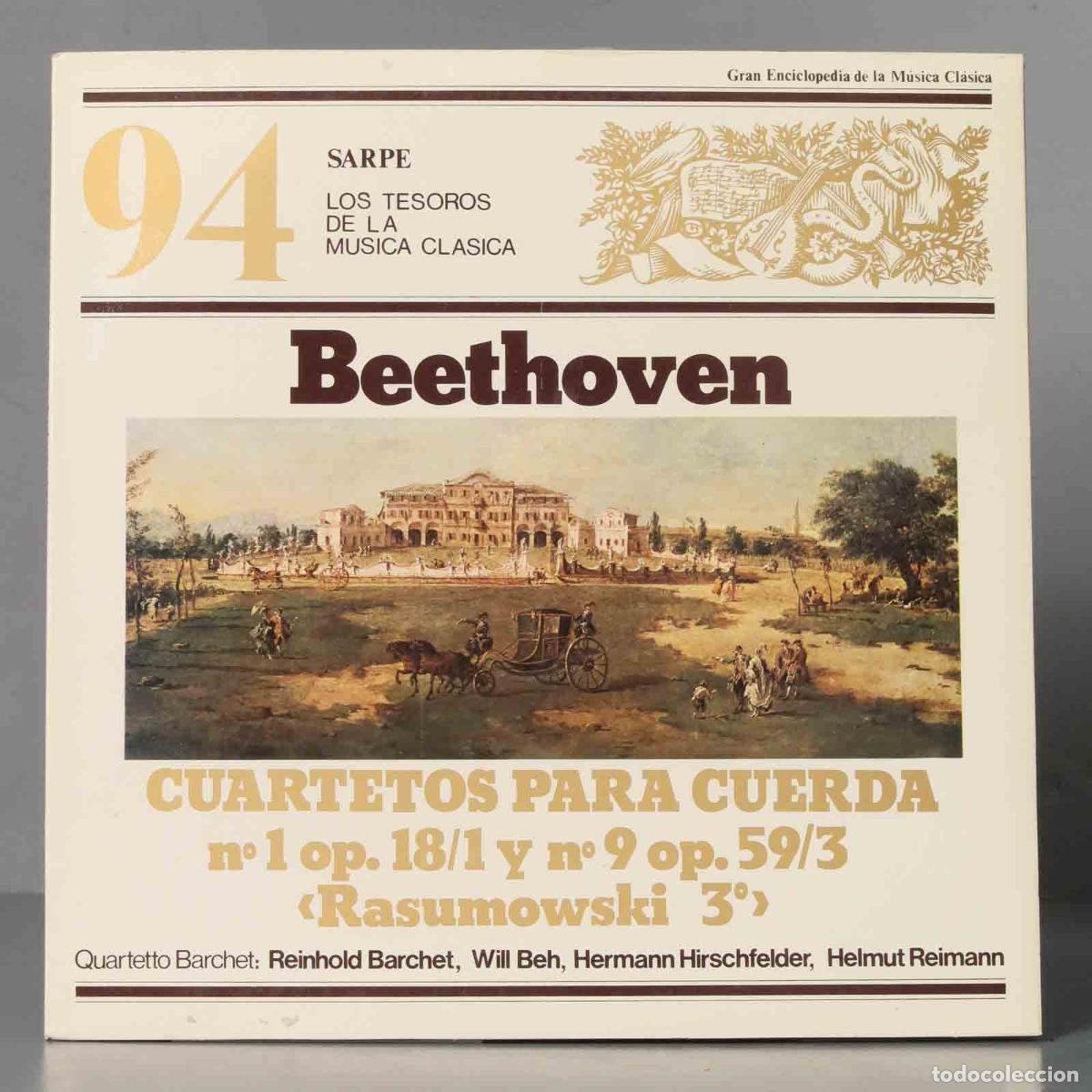 Dischi in vinile: LP. 94 BEETHOVEN SARPE. LOS TESOROS DE LA MUSICA CLASICA