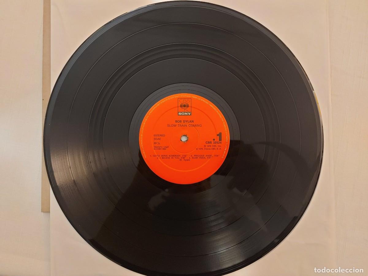Discos de vinilo: LP Bob Dylan. Slow Train Coming - Foto 3