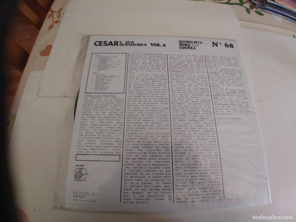Discos de vinilo: CESAR Y SUS SENADORES-LP VOL.2-NUEVO - Foto 2