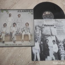 Discos de vinilo: ALAMEDA-AIRE CALIDO DE ABRIL-LP-ROCK ANDALUZ-1981-CONTIENE INSERT