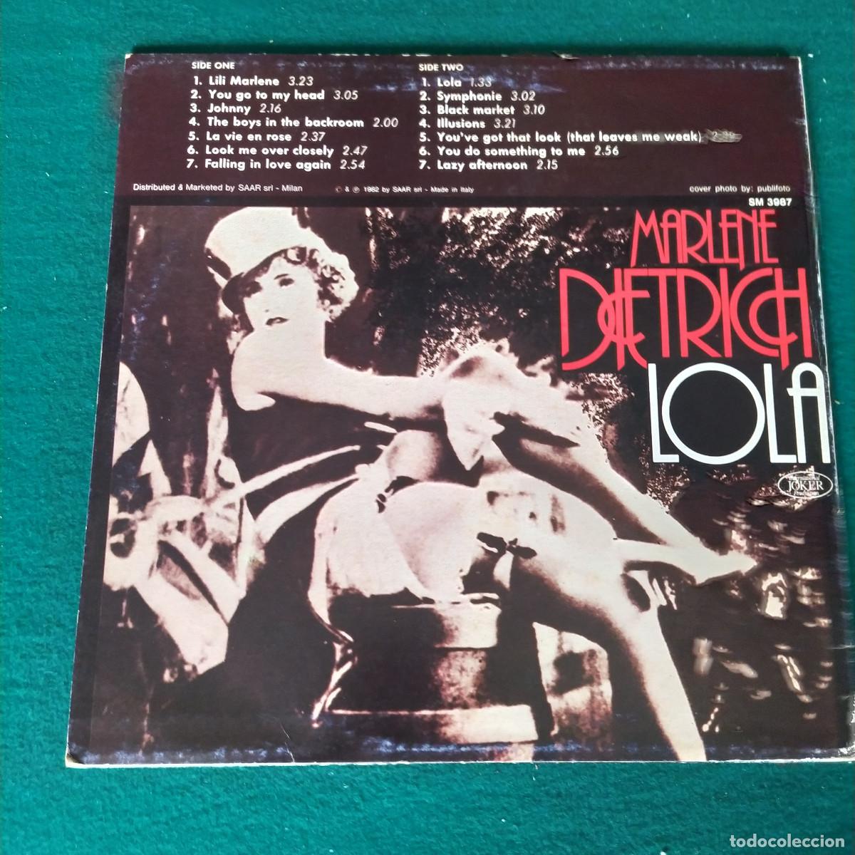 Discos de vinilo: Marlene Dietrich &ndash; Lola - Foto 2
