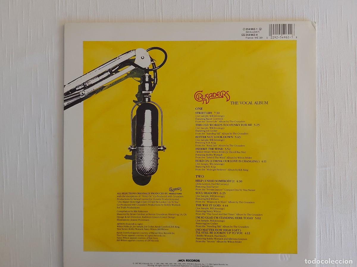 Discos de vinilo: LP Crusaders. The vocal album - Foto 2