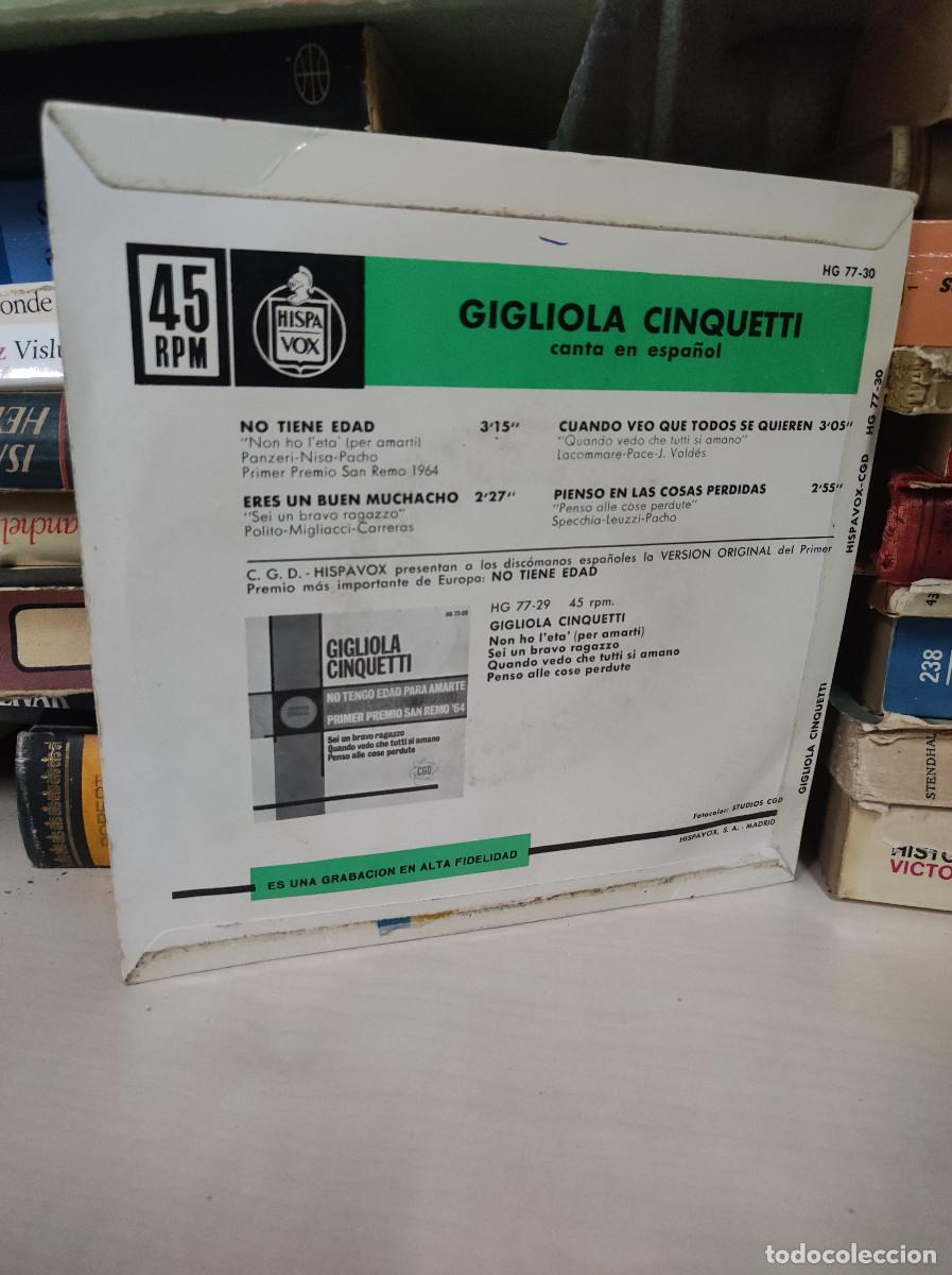 Discos de vinilo: Gigliola Cinquetti &ndash; Canta En Espa&ntilde;ol - Foto 2