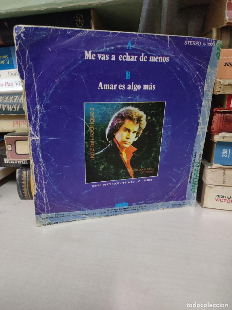 Discos de vinilo: Jos&eacute; Luis Rodr&iacute;guez &ndash; Me Vas A Echar De Menos - Foto 2