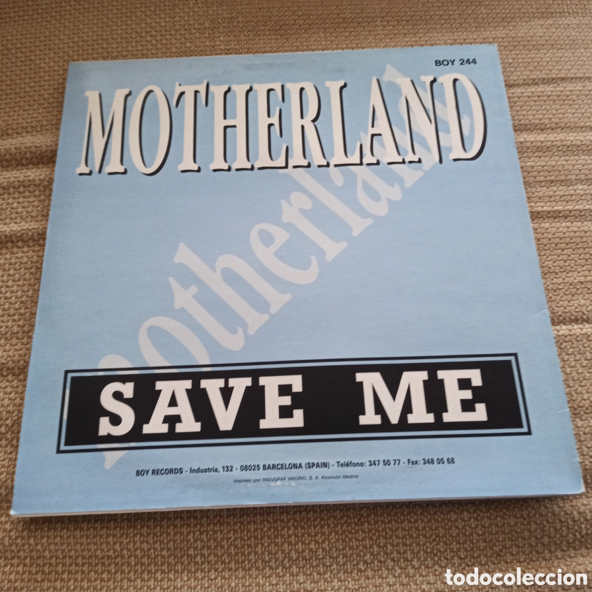 Discos de vinilo: Motherland - Save Me (12&rdquo;) - Foto 2