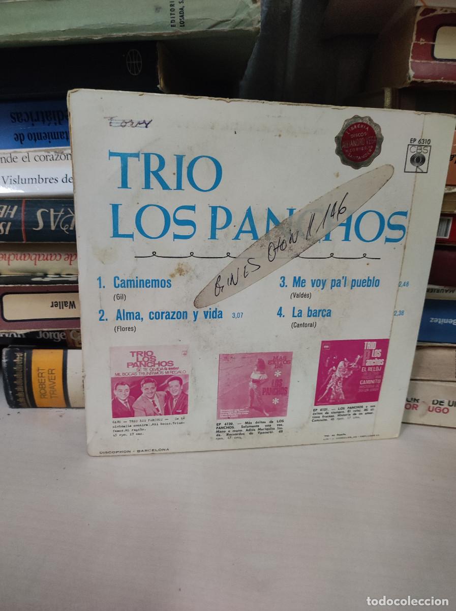 Discos de vinilo: Trio Los Panchos &ndash; Caminemos - Foto 2