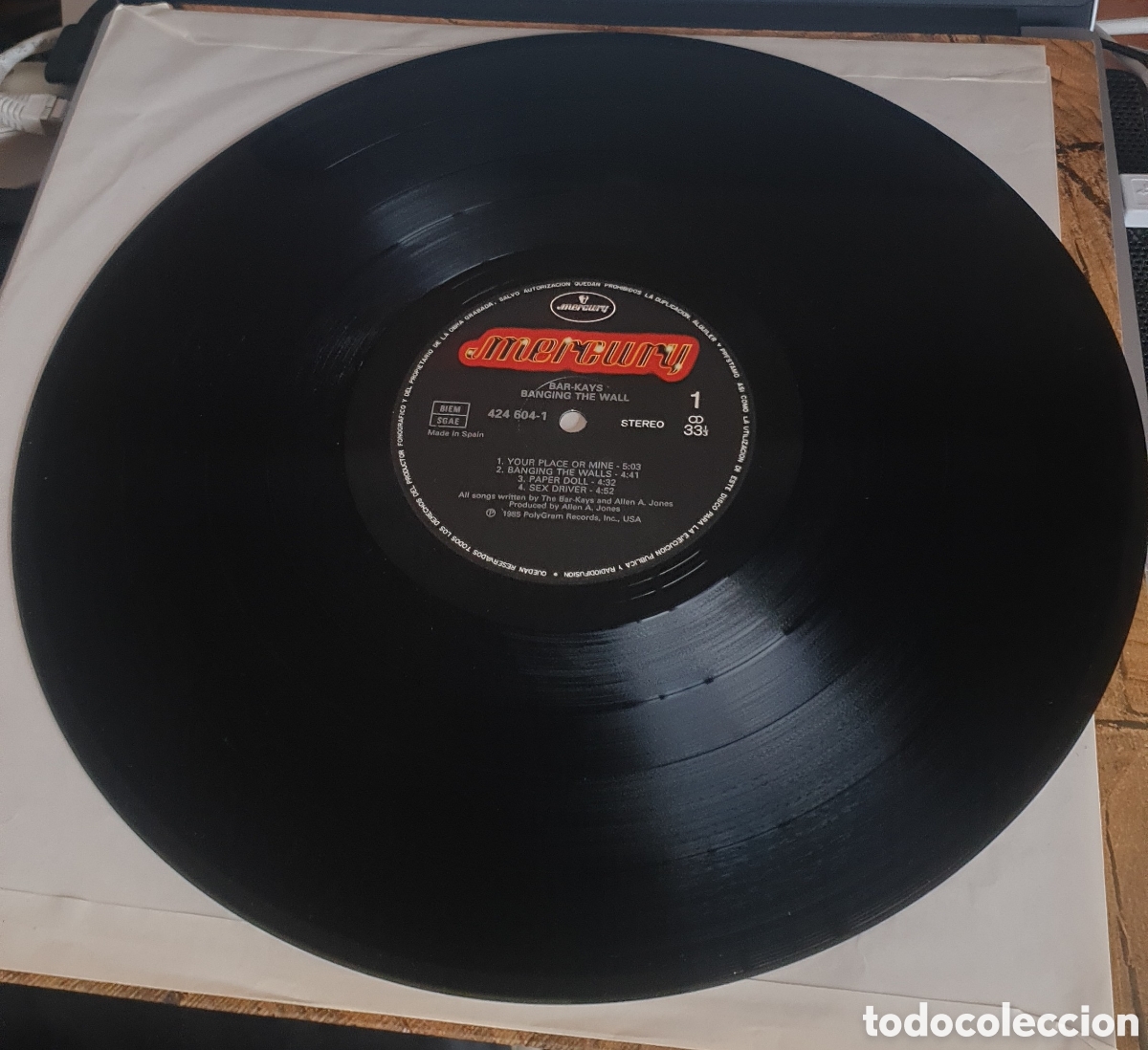 Discos de vinilo: The Bar-kays - banging the wall - Foto 2