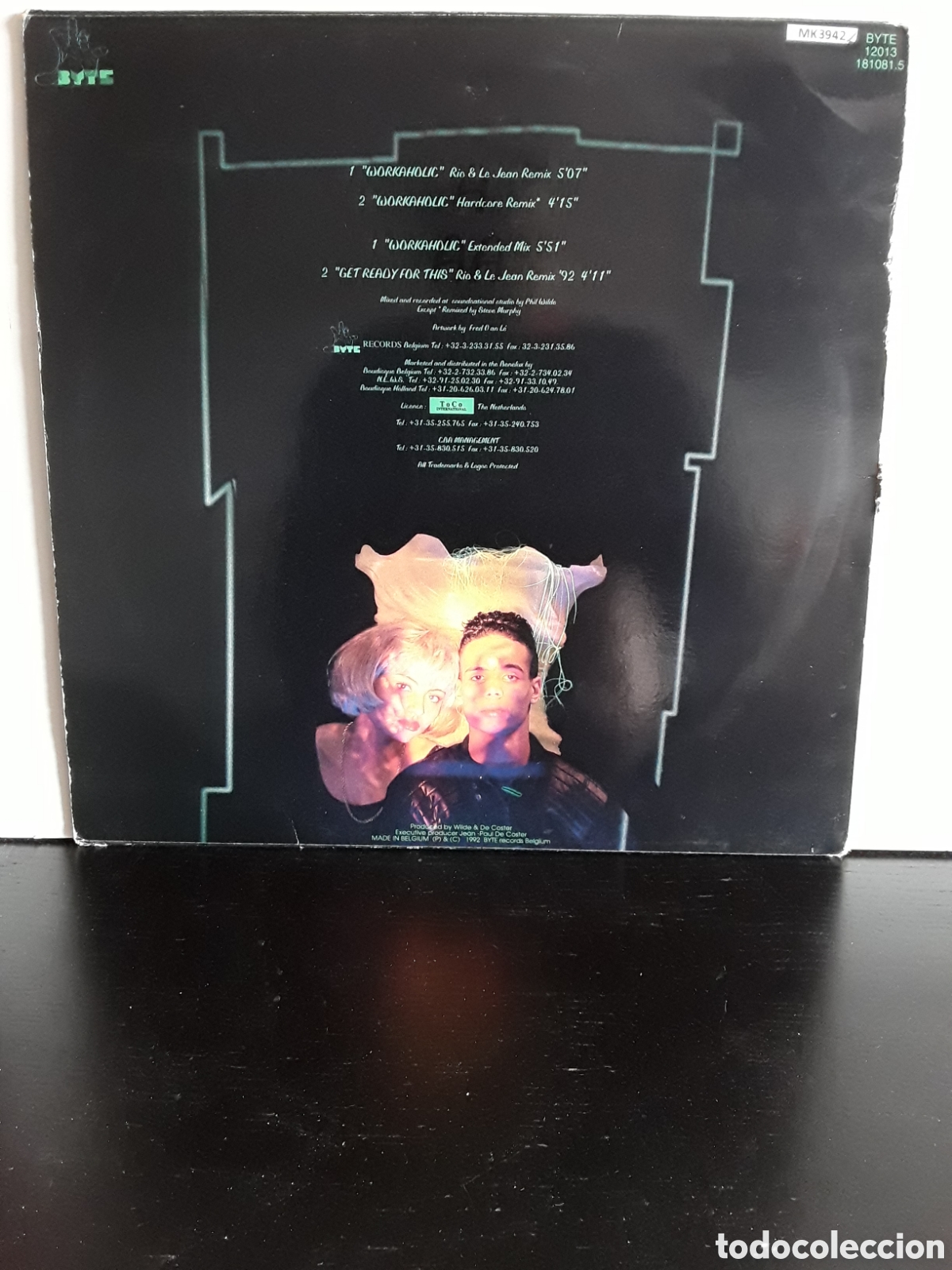 Discos de vinilo: 2 Unlimited &lrm;&ndash; Workaholic - Foto 2