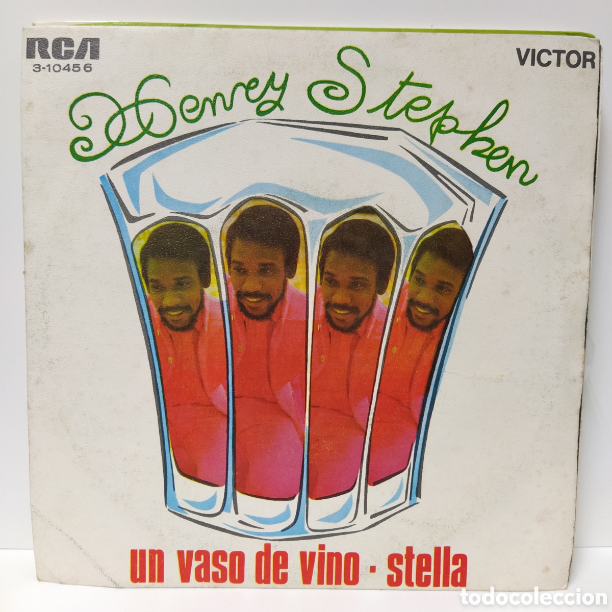 Discos de vinilo: Henry Stephen - Un Vaso De Vino / Stella (7&rdquo;, Single) - Foto 1