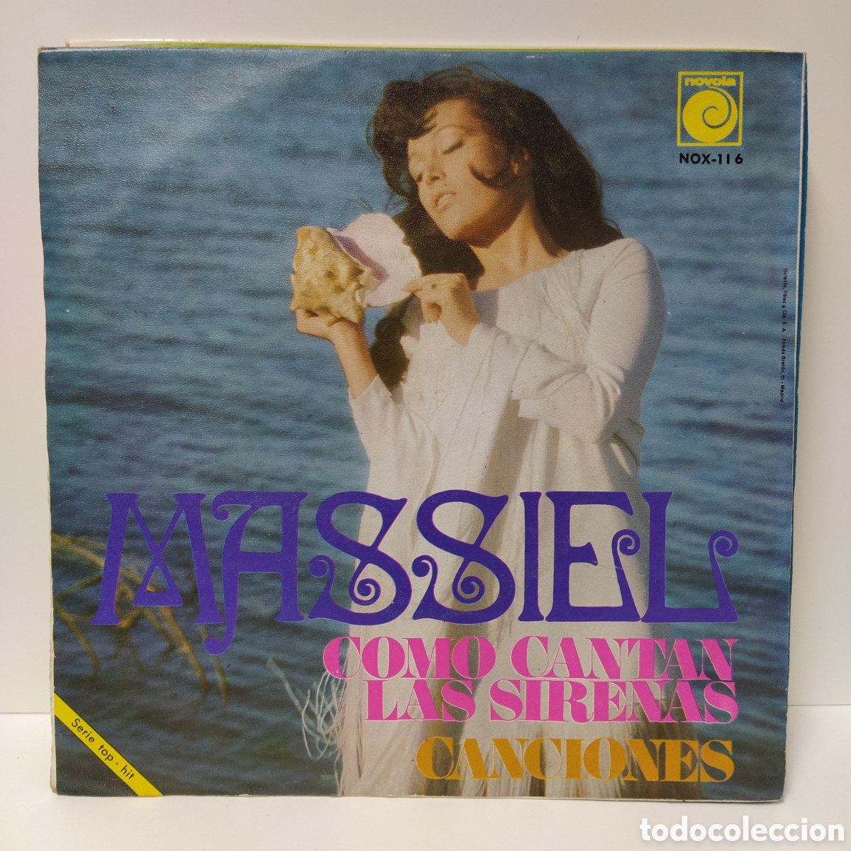 Discos de vinilo: Massiel - Canciones / Como Cantan Las Sirenas (7&rdquo;, Single) - Foto 2