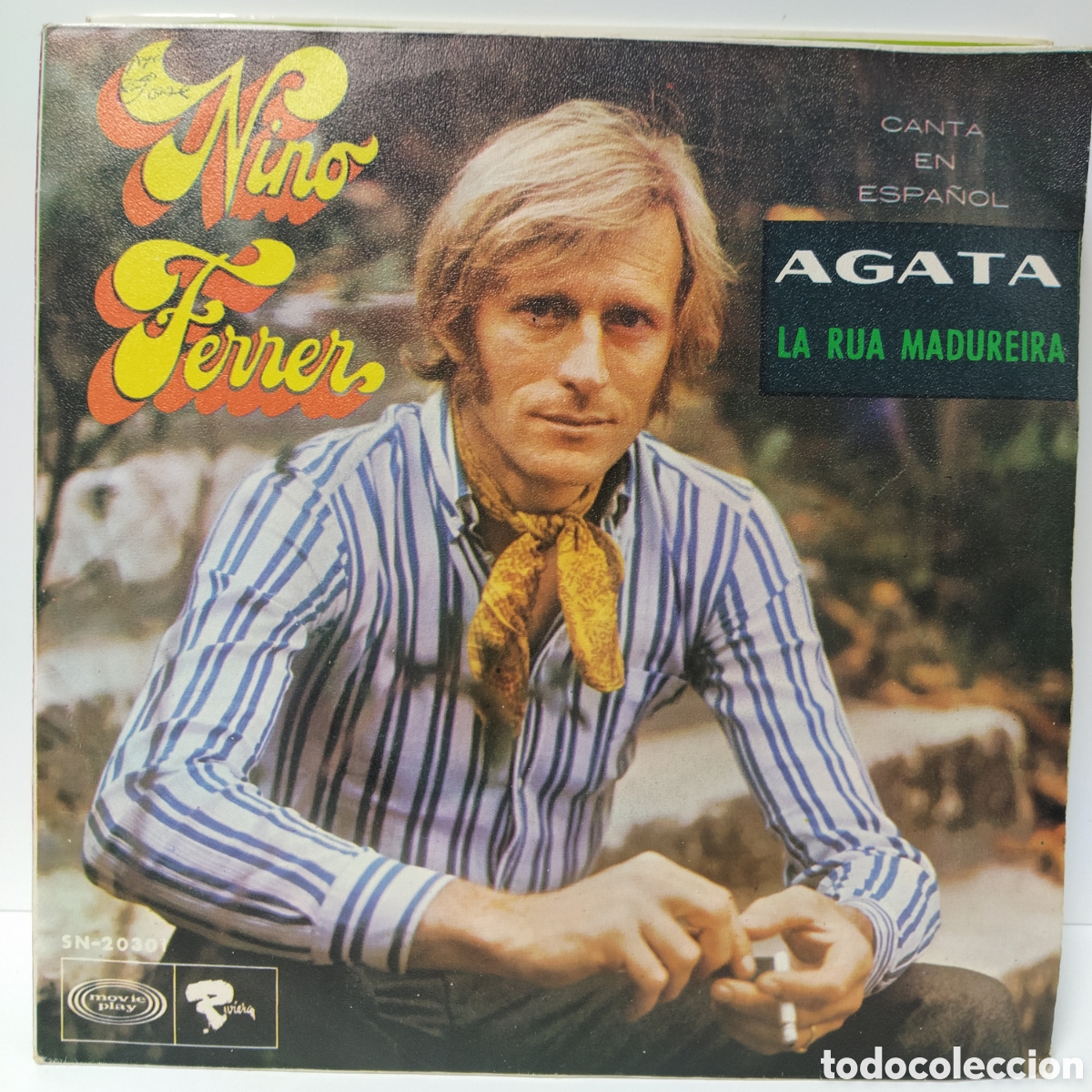 Discos de vinilo: Nino Ferrer - Agata (7&rdquo;, Single) - Foto 2